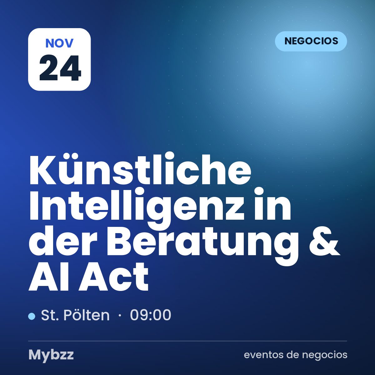 Portada del evento: Künstliche Intelligenz in der Beratung & AI Act