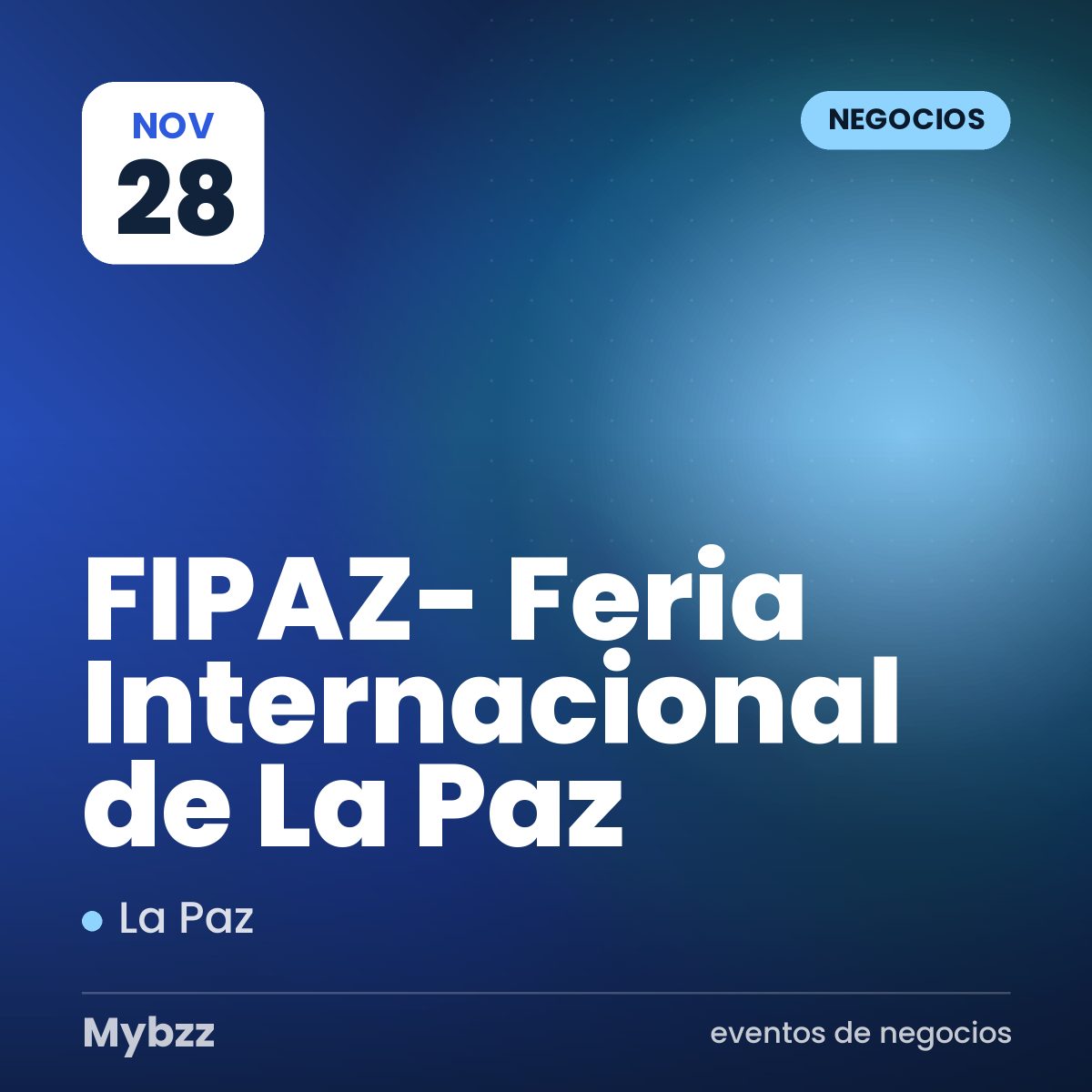Event cover: FIPAZ- Feria Internacional de La Paz
