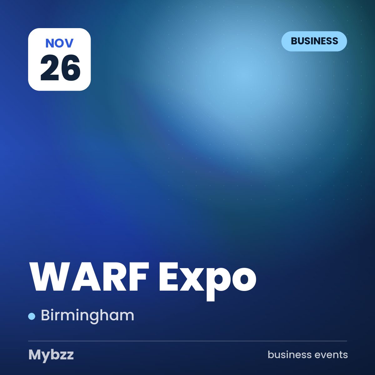 Event cover: WARF Expo