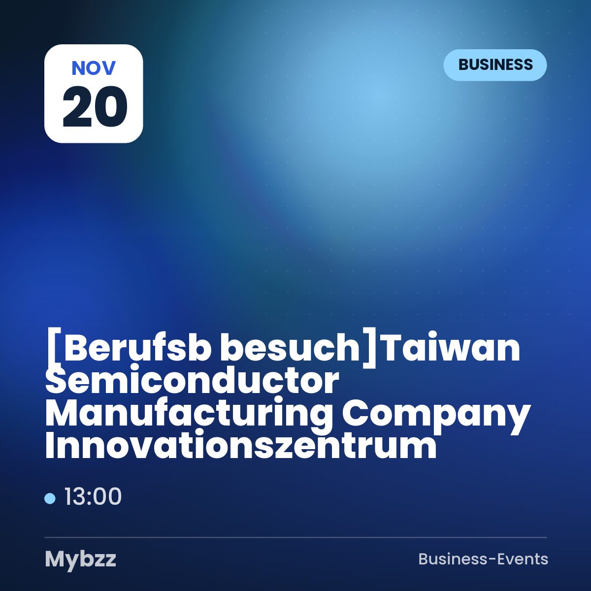 Event-Titelbild: 【Berufsb besuch】Taiwan Semiconductor Manufacturing Company Innovationszentrum