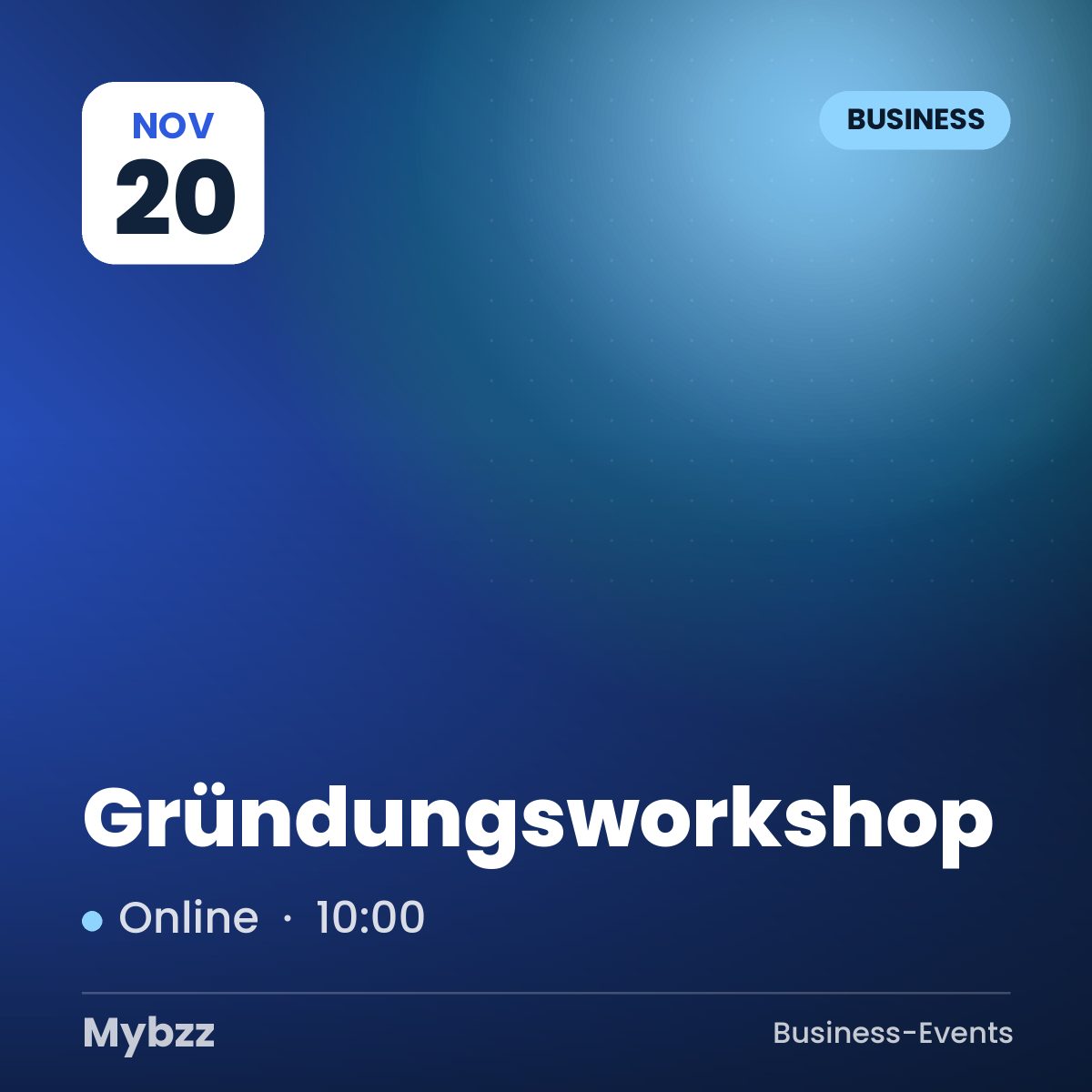 Event-Titelbild: Gründungsworkshop