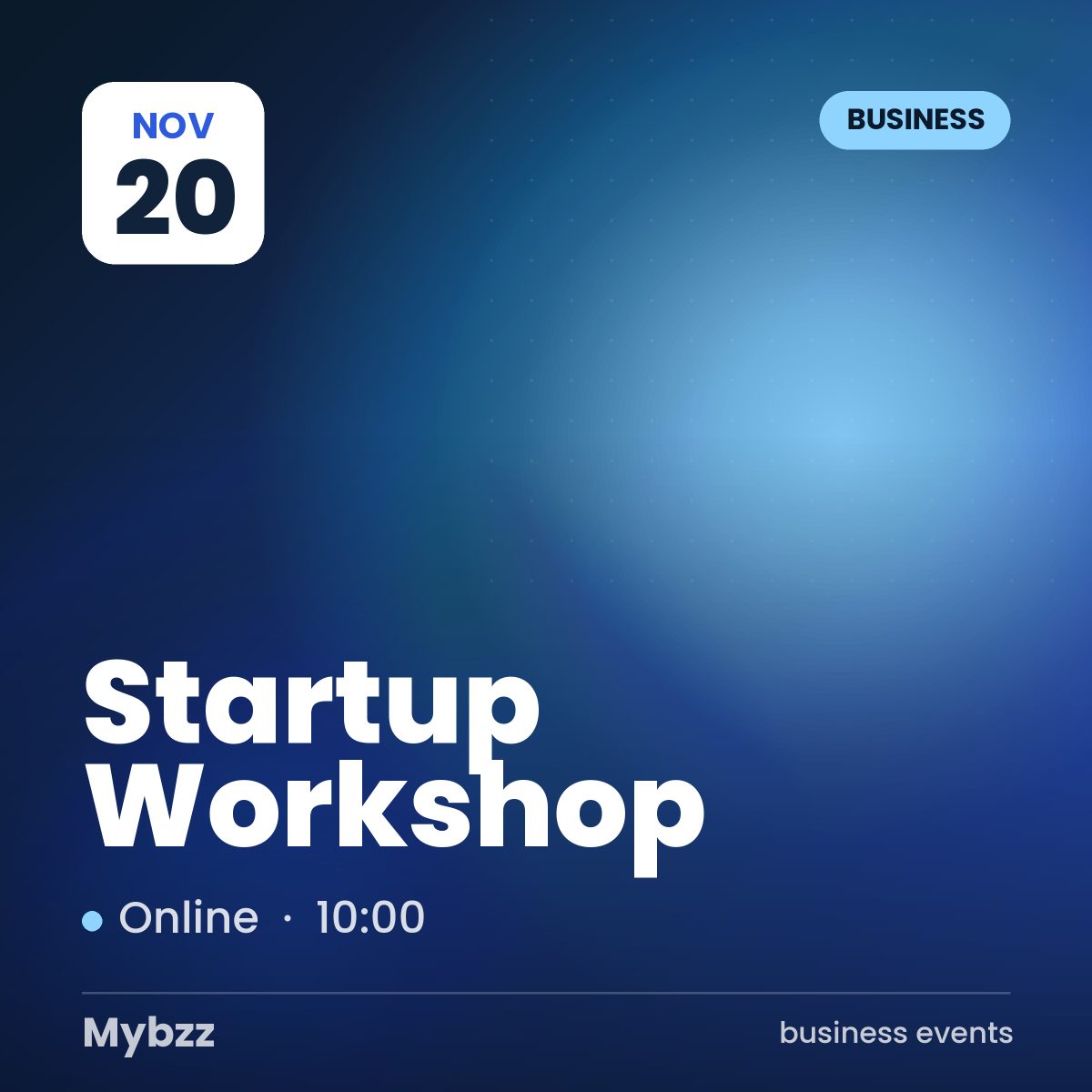 Event cover: Startup Workshop