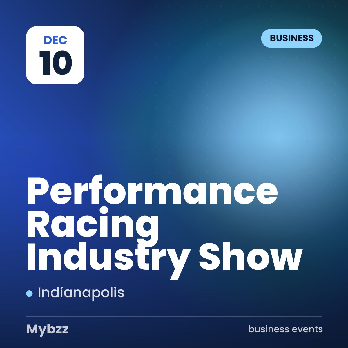 Event cover: Performance Racing Industry Show