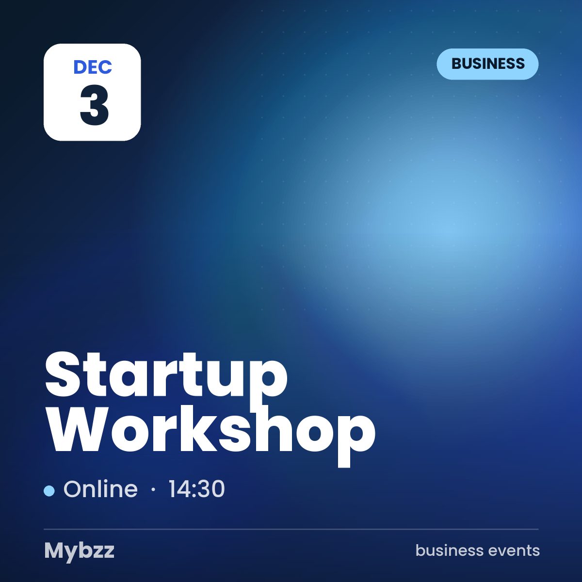Event cover: Startup Workshop