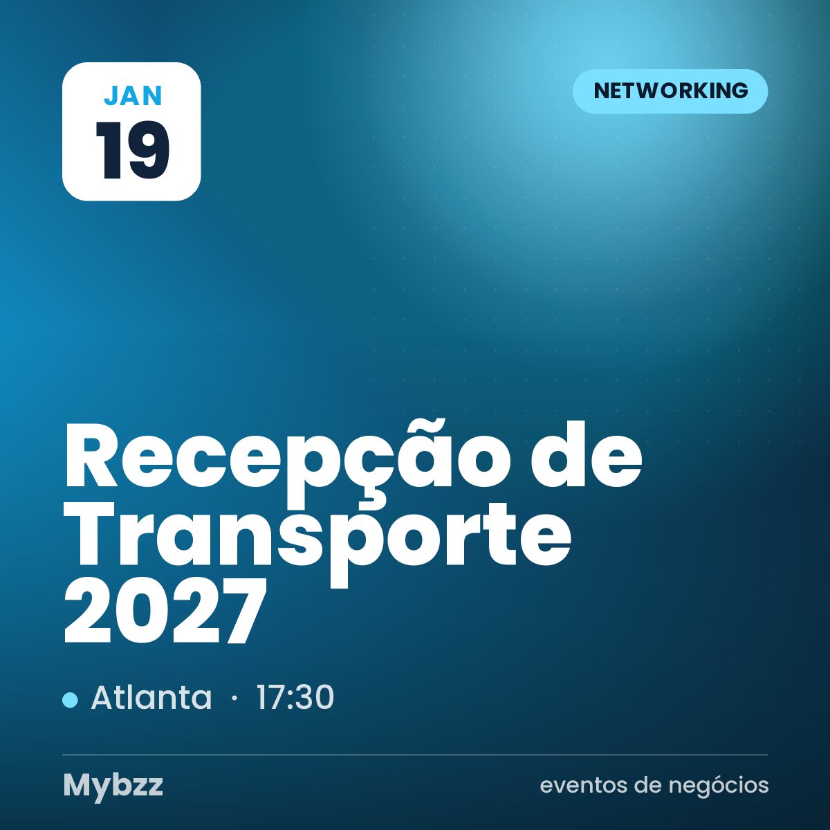 Capa do evento: Recepção de Transporte 2027