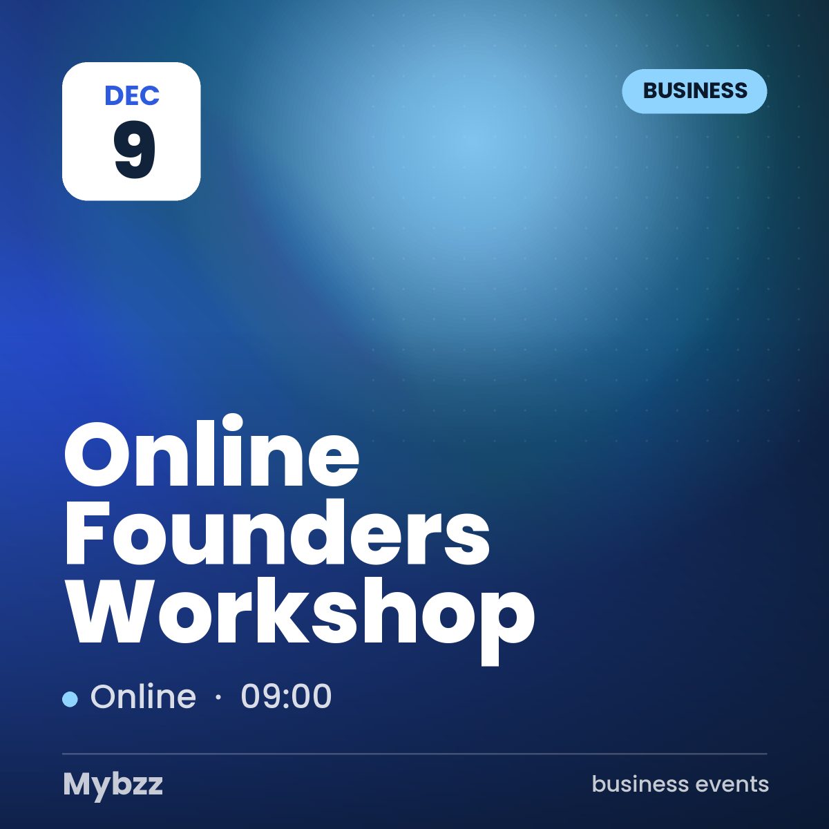 Event cover: Online Founders Workshop