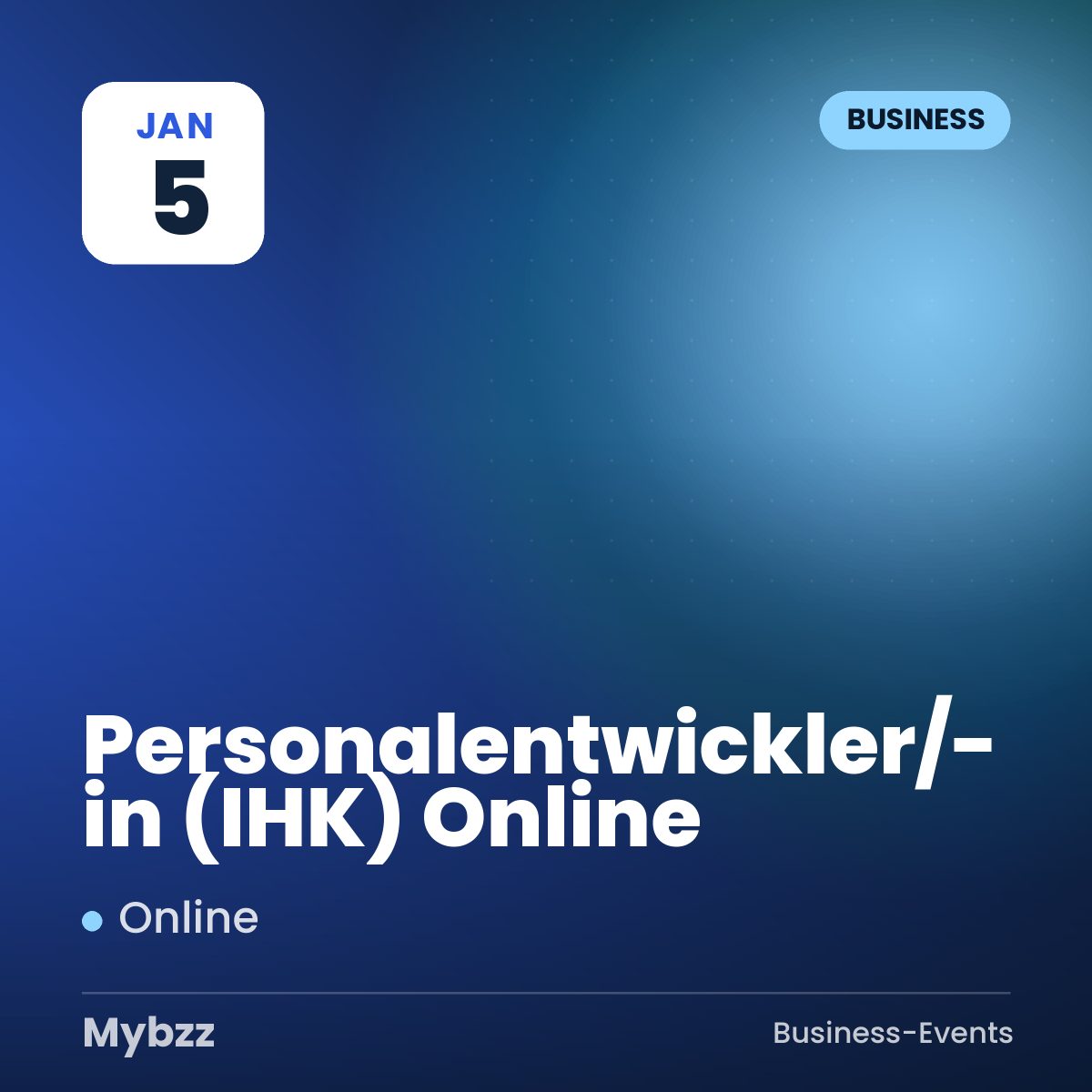 Event cover: Personalentwickler/-in (IHK) Online
