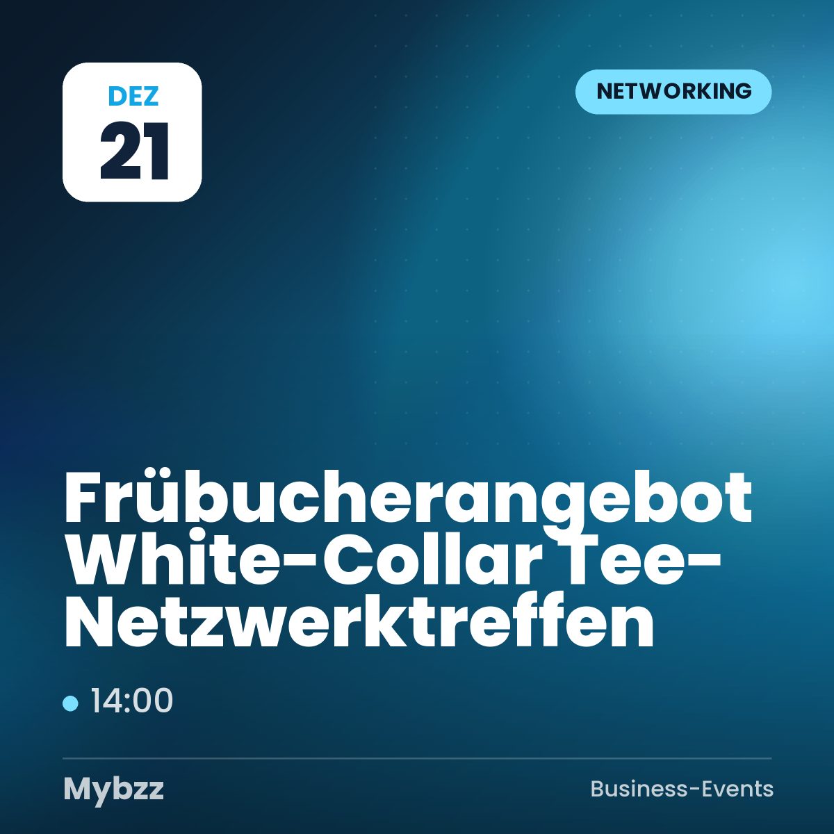 Event-Titelbild: Frübucherangebot 《精英業務下午茶》 White-Collar Tee-Netzwerktreffen