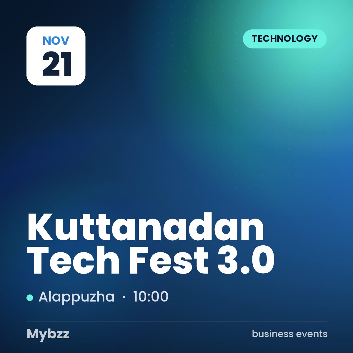 Event cover: Kuttanadan Tech Fest 3.0