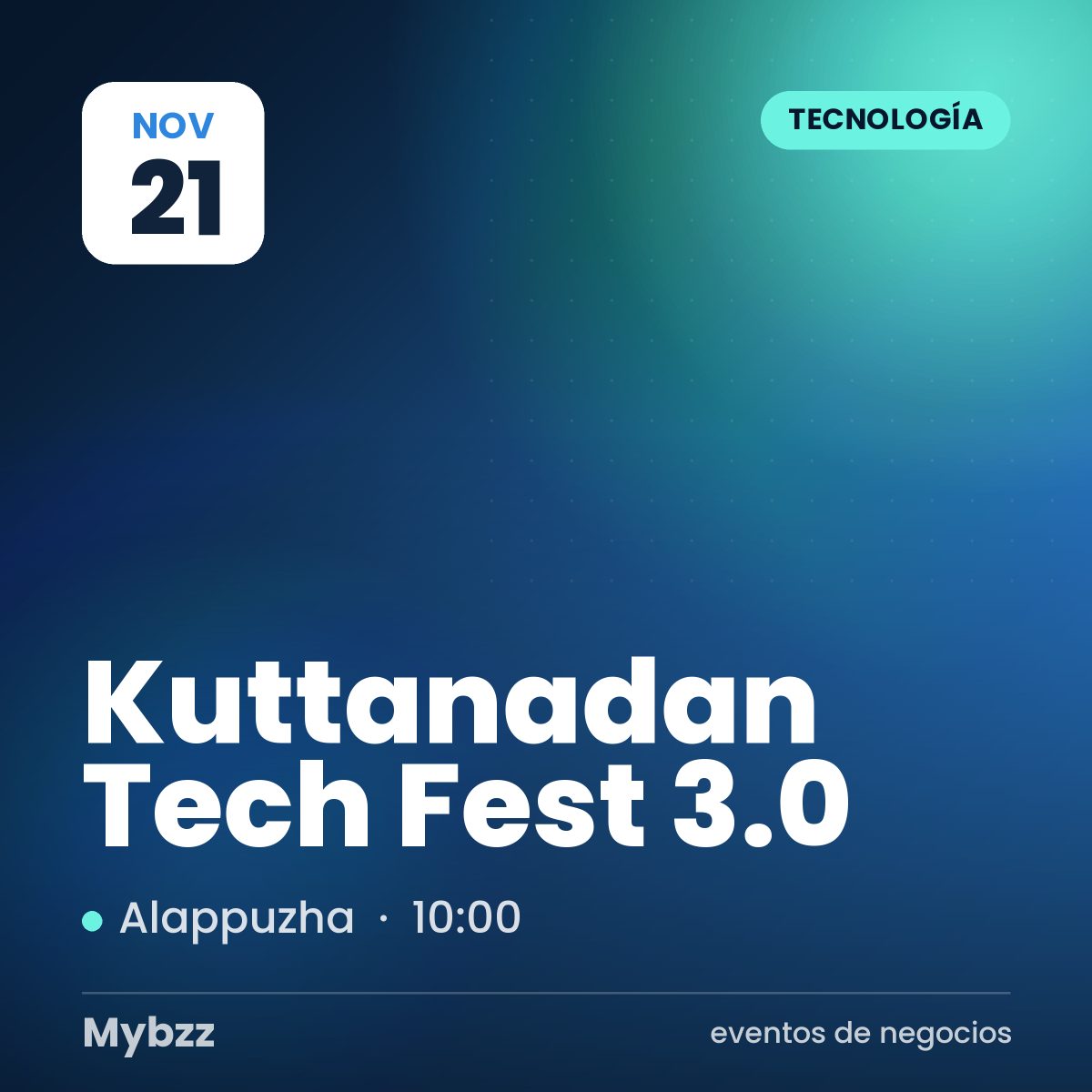 Portada del evento: Kuttanadan Tech Fest 3.0