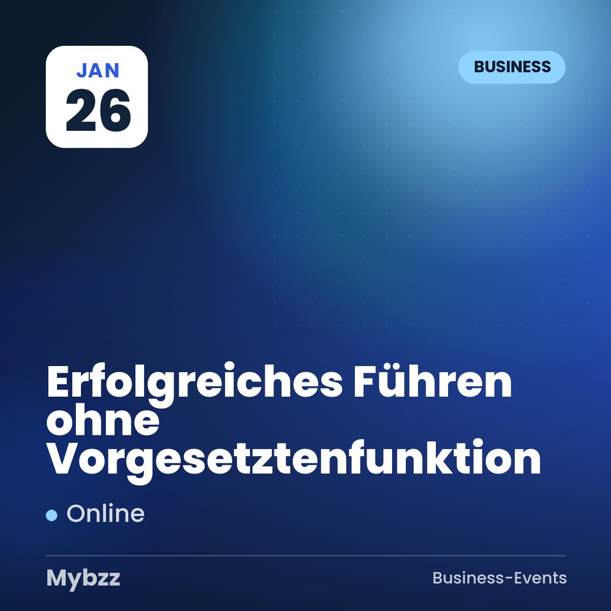 Event cover: Erfolgreiches Führen ohne Vorgesetztenfunktion