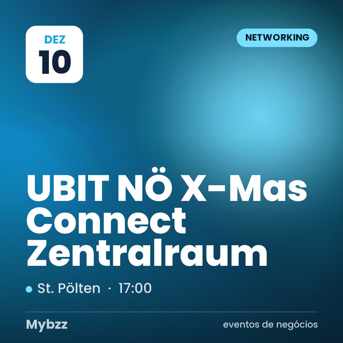 Capa do evento: UBIT NÖ X-Mas Connect Zentralraum