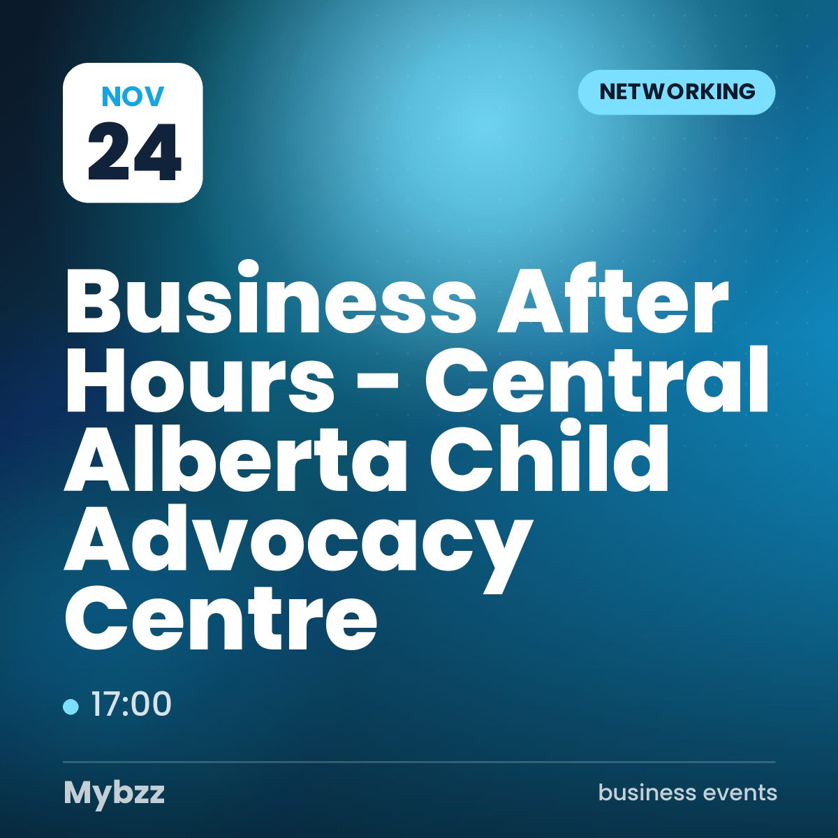 Event cover: Business After Hours - Central Alberta Child Advocacy Centre