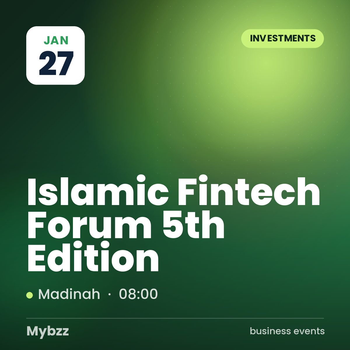 Event cover: Islamic Fintech Forum 5th Edition
