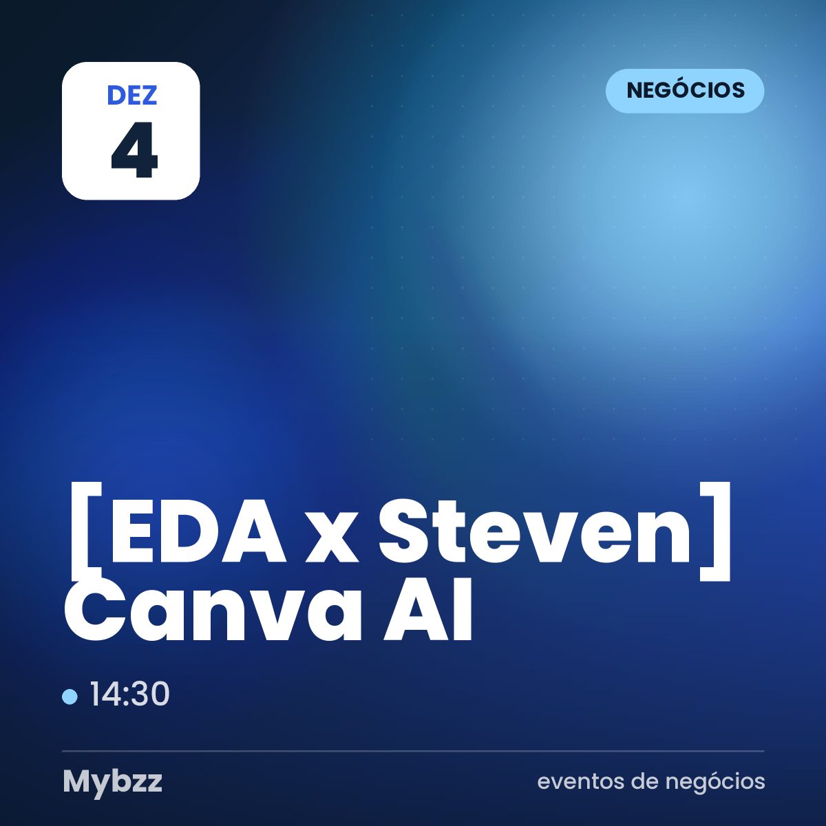 Capa do evento: 【EDA x 創點子Steven】用 Canva AI 建立內容資產體系