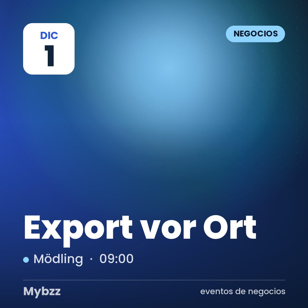 Portada del evento: Export vor Ort