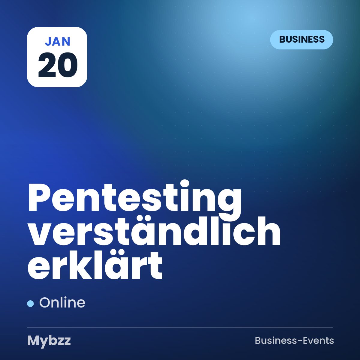 Event cover: Pentesting verständlich erklärt