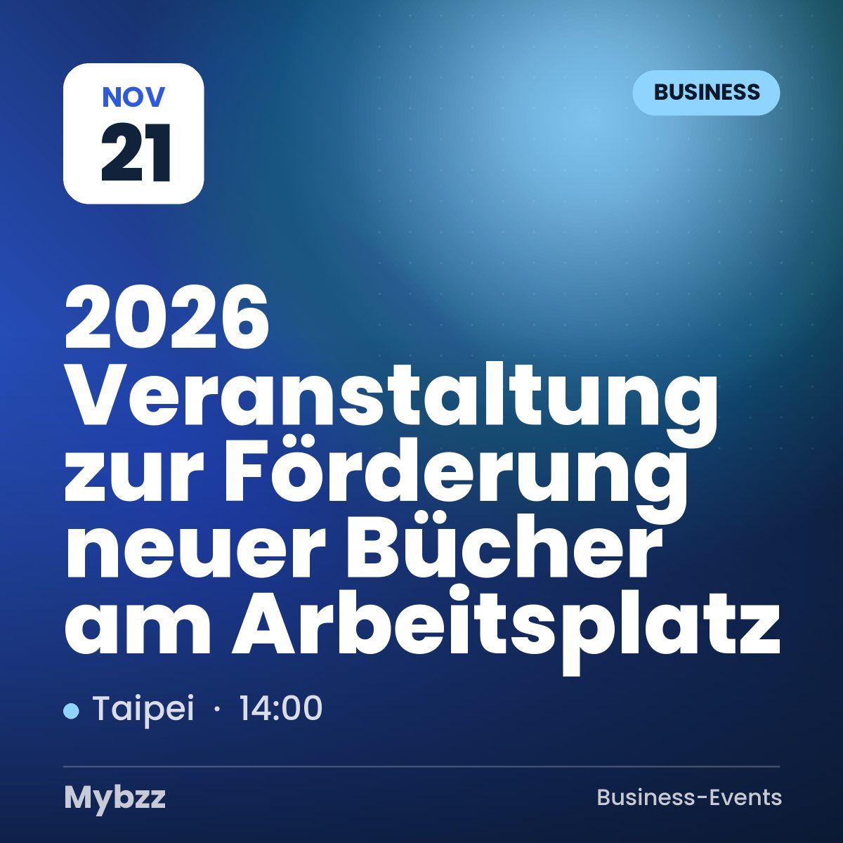 Event-Titelbild: 2026 Veranstaltung zur Förderung neuer Bücher am Arbeitsplatz