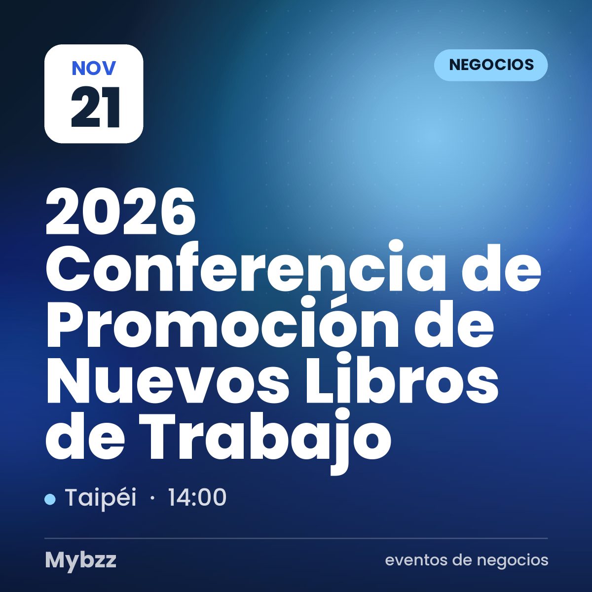 Portada del evento: 2026 Conferencia de Promoción de Nuevos Libros de Trabajo