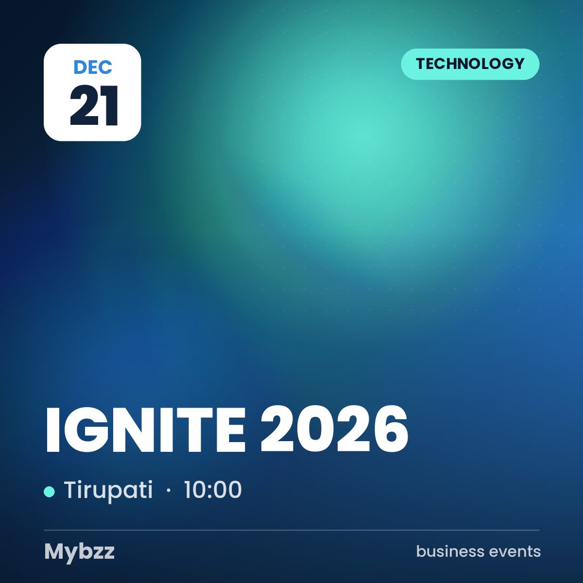 Event cover: IGNITE 2026