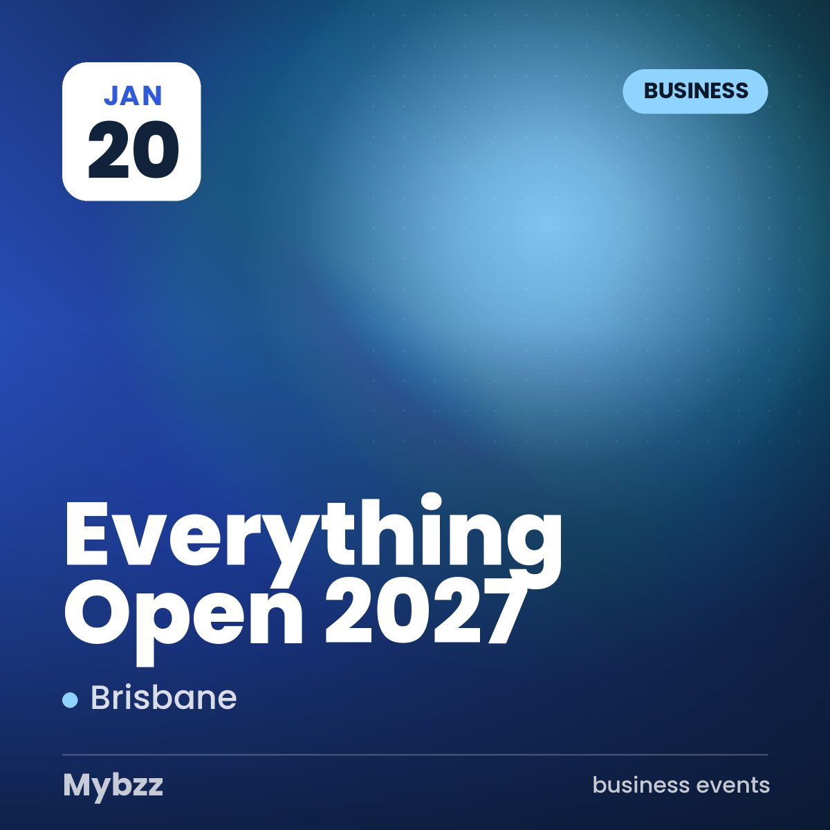 Event cover: Everything Open 2027