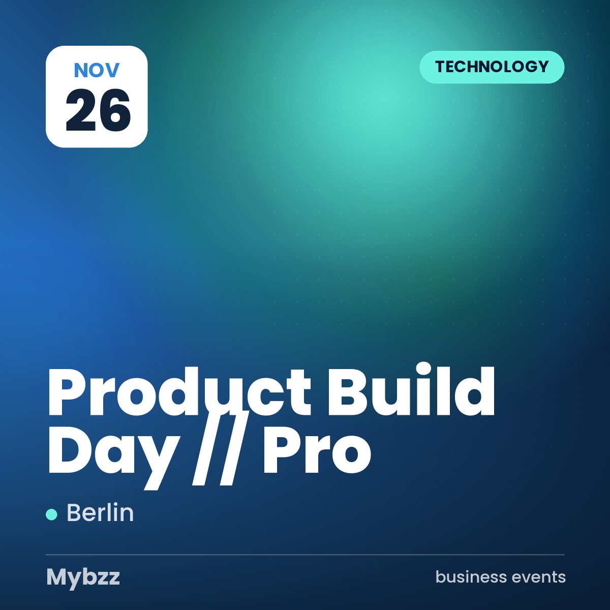 Event cover: Product Build Day // Pro