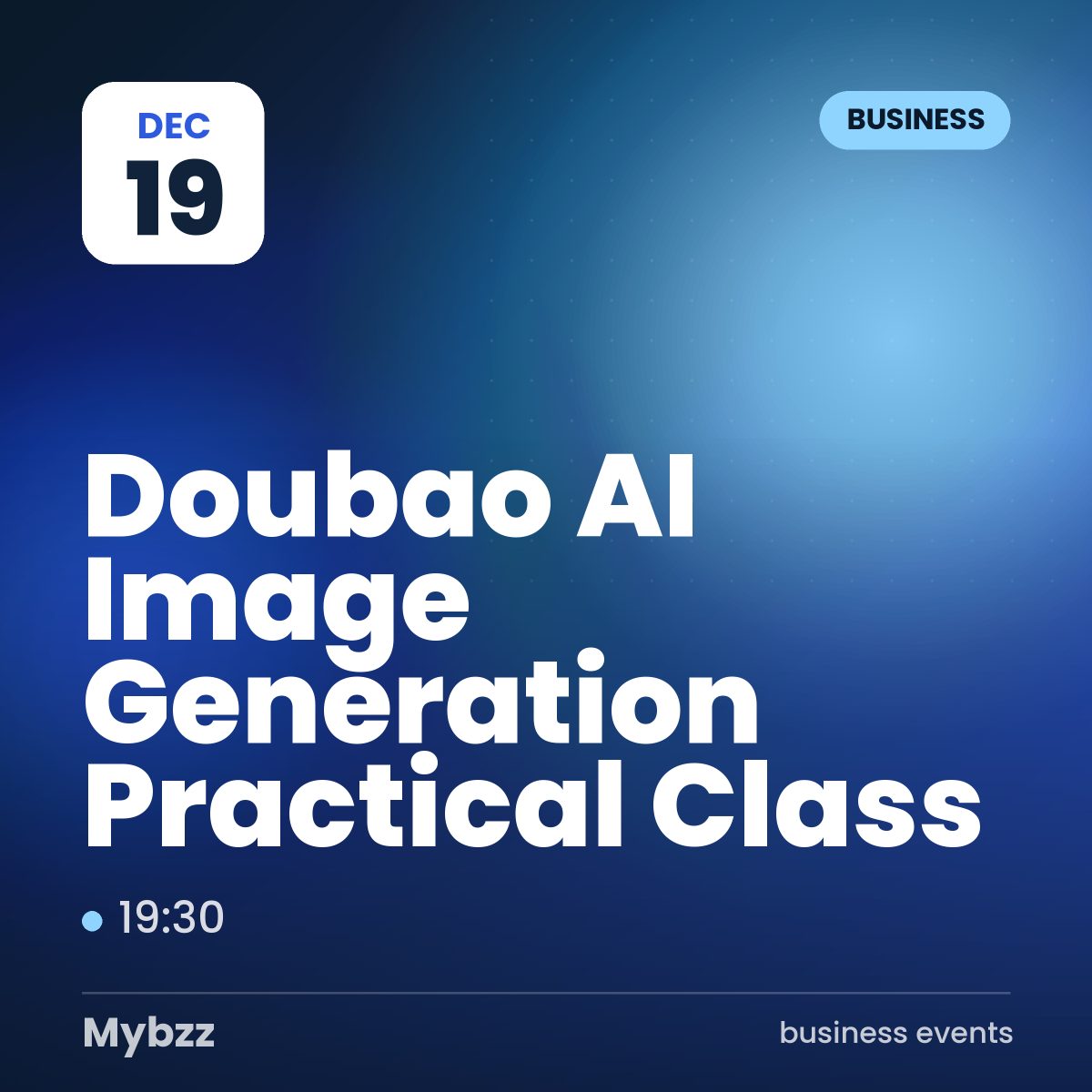 Event cover: Doubao AI Image Generation Practical Class