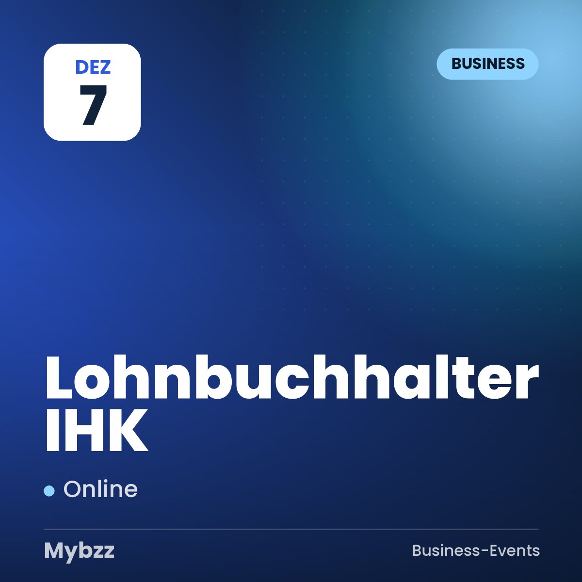 Event cover: Lohnbuchhalter IHK