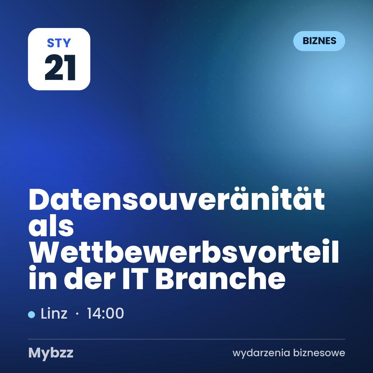 Zdjęcie wydarzenia: Datensouveränität als Wettbewerbsvorteil in der IT Branche