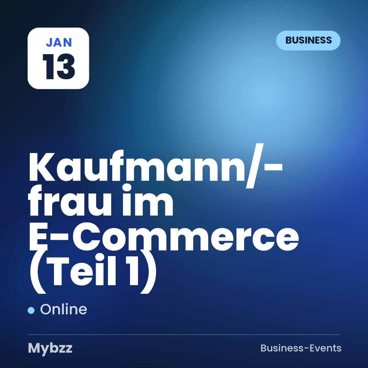 Event-Titelbild: Kaufmann/-frau im E-Commerce (Teil 1)