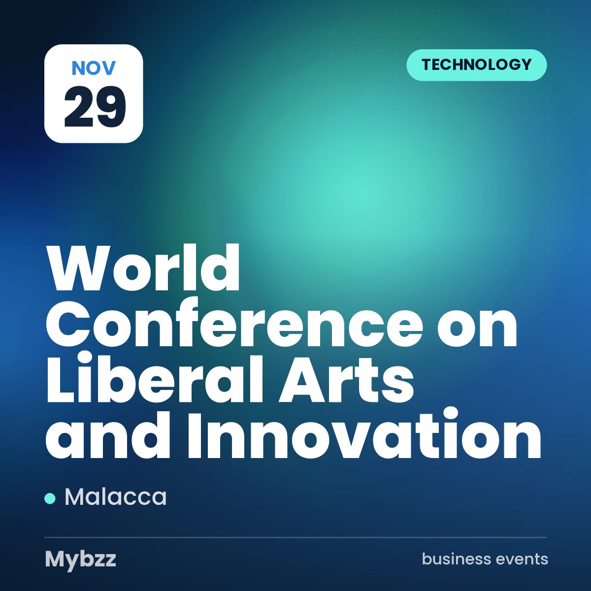 Event cover: World Conference on Liberal Arts and Innovation