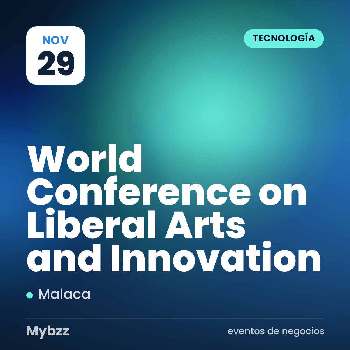 Portada del evento: World Conference on Liberal Arts and Innovation