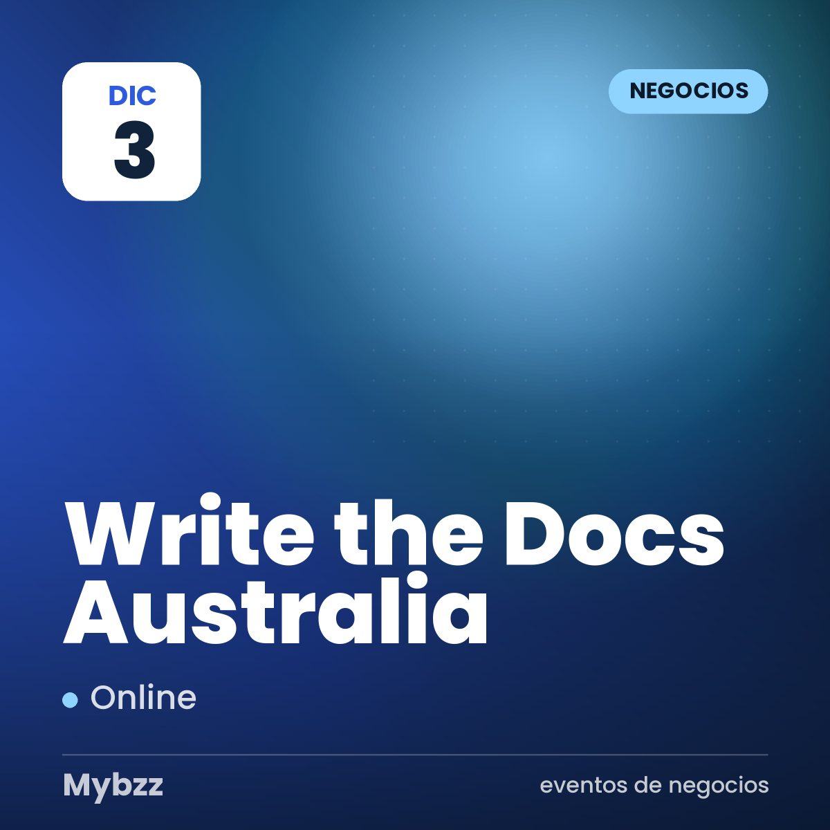 Portada del evento: Write the Docs Australia