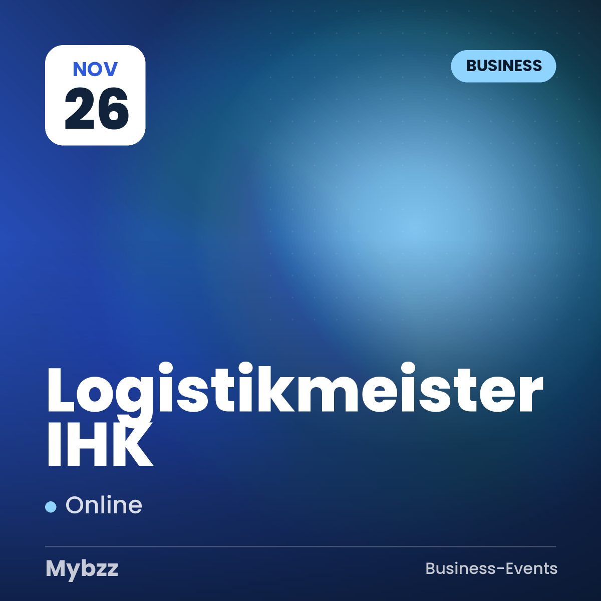 Event cover: Logistikmeister IHK