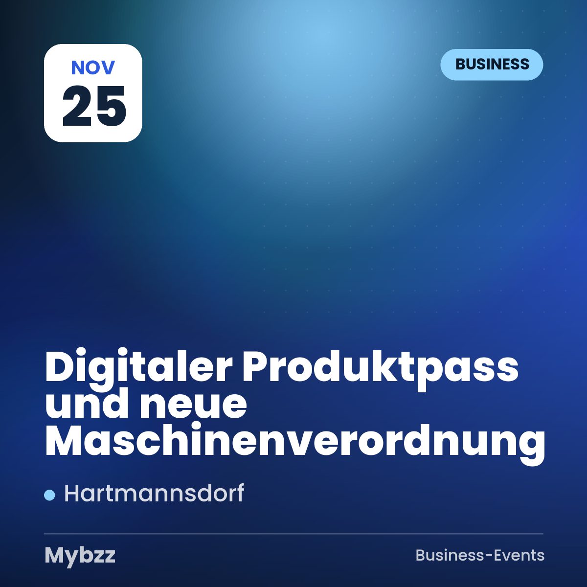 Event cover: Digitaler Produktpass und neue Maschinenverordnung