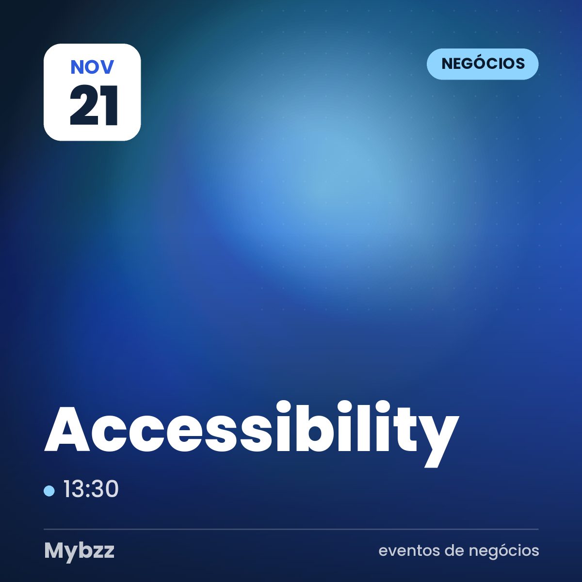Capa do evento: 不能少字母的 Accessibility