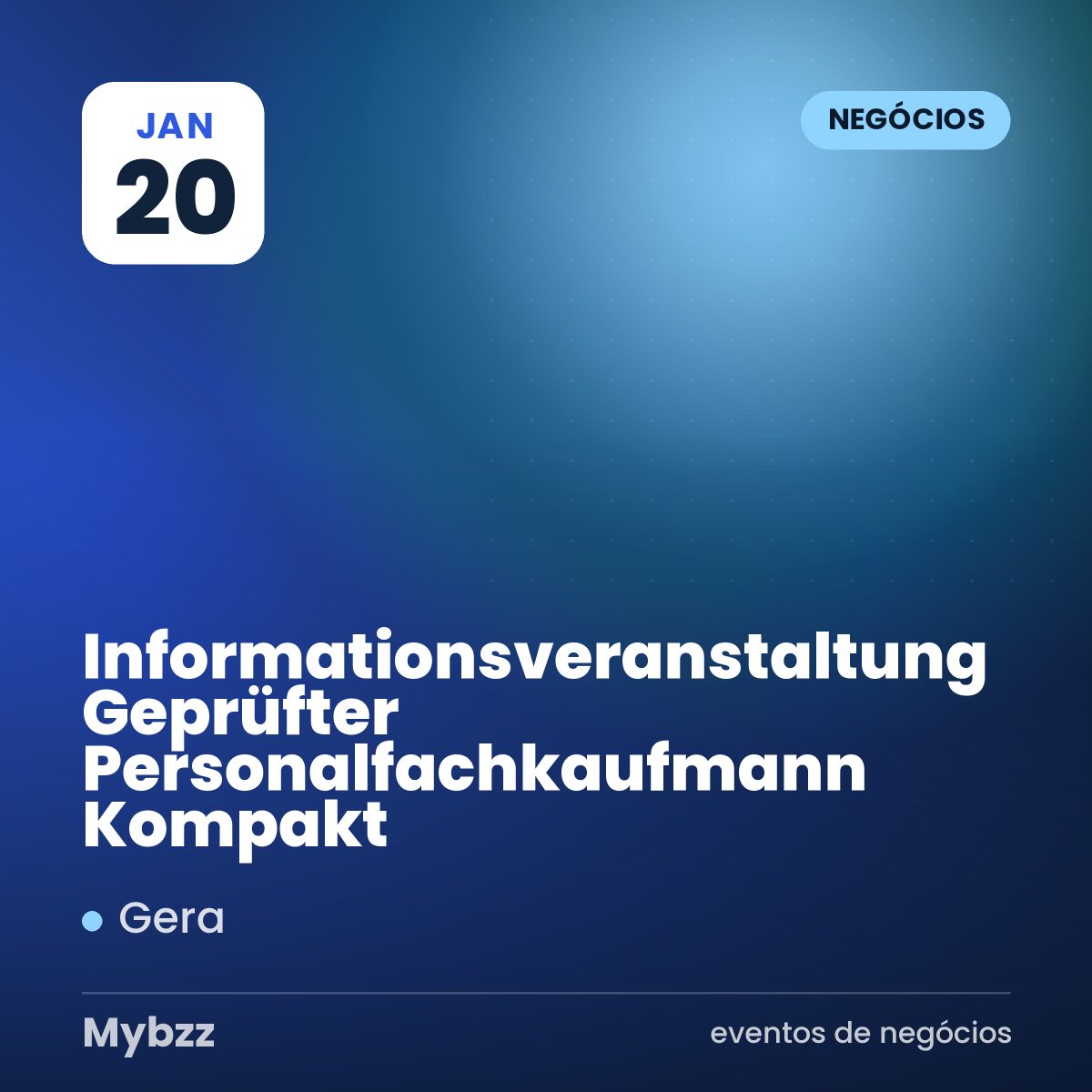Capa do evento: Informationsveranstaltung Geprüfter Personalfachkaufmann Kompakt