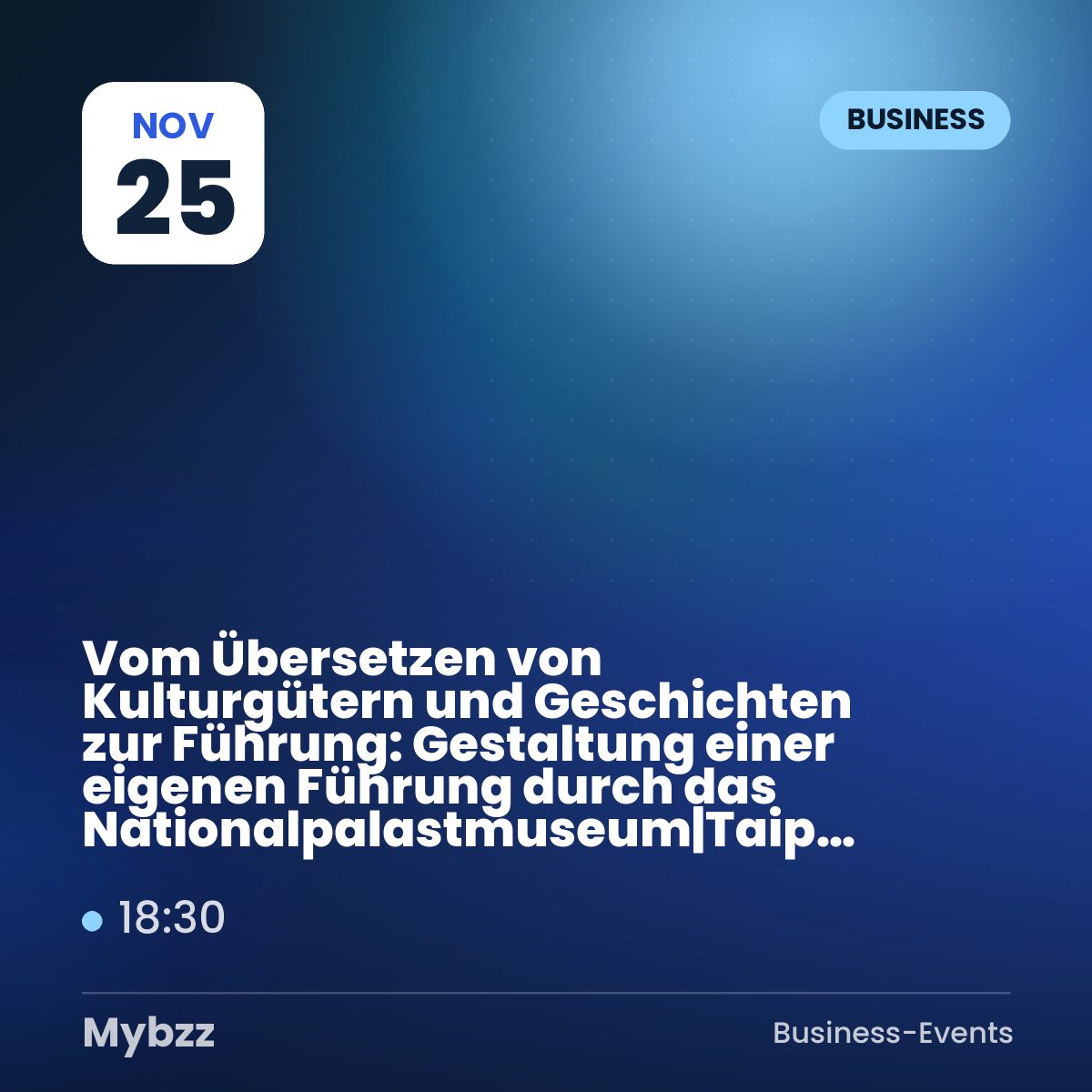 Event-Titelbild: Vom Übersetzen von Kulturgütern und Geschichten zur Führung: Gestaltung einer eigenen Führung durch das Nationalpalastmuseum|Taipei Tour Guide Association