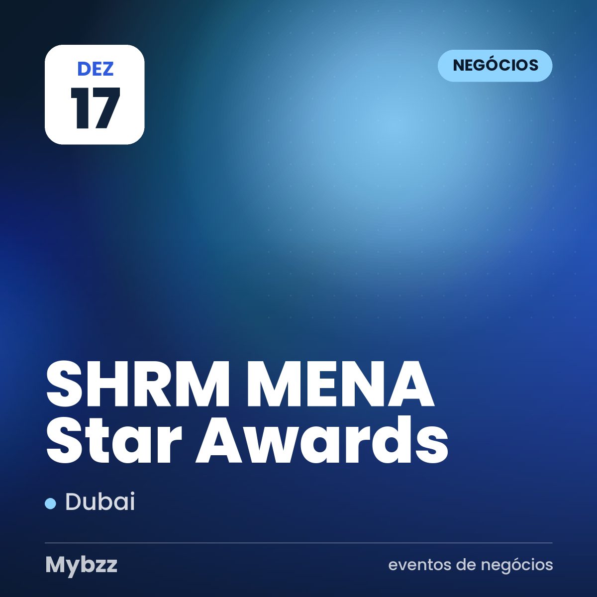 Capa do evento: SHRM MENA Star Awards
