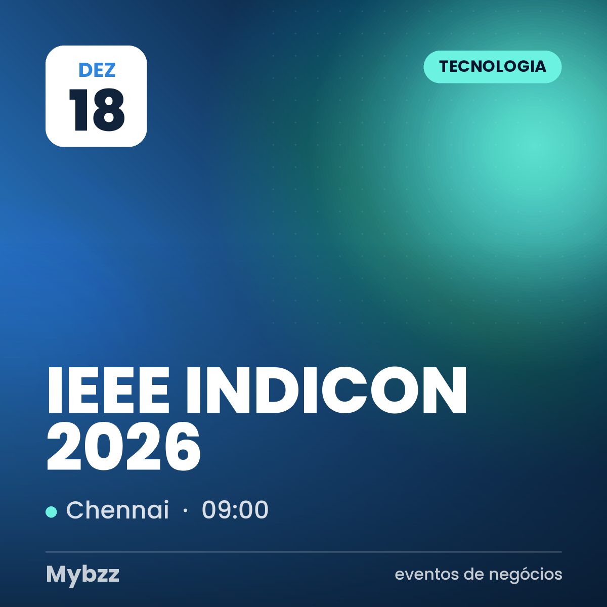 Capa do evento: IEEE INDICON 2026