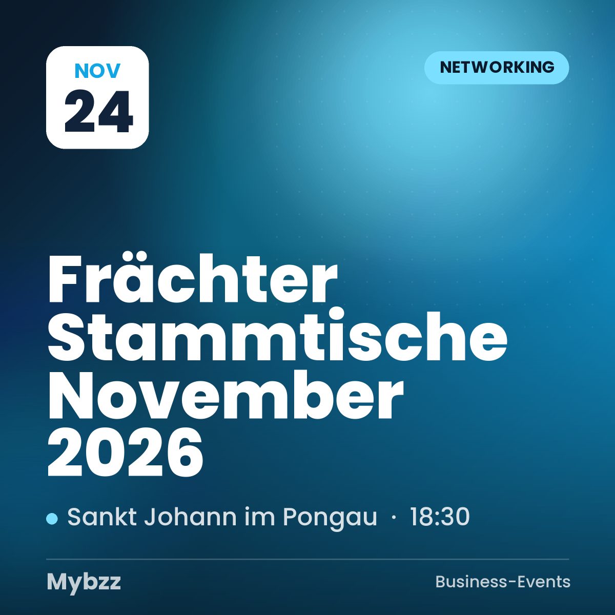 Event cover: Frächter Stammtische November 2026
