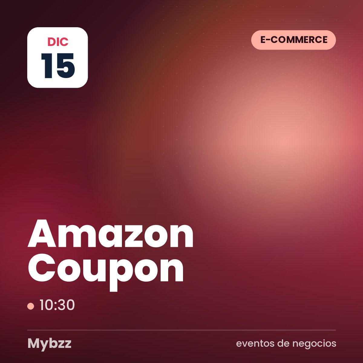 Portada del evento: Amazon Coupon 與促銷工具實務