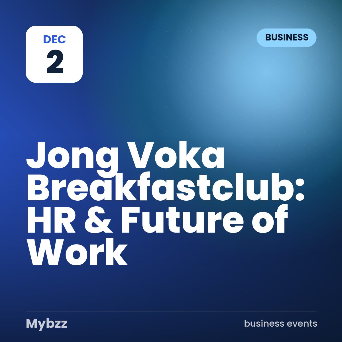Event cover: Jong Voka Breakfastclub: HR & Future of Work