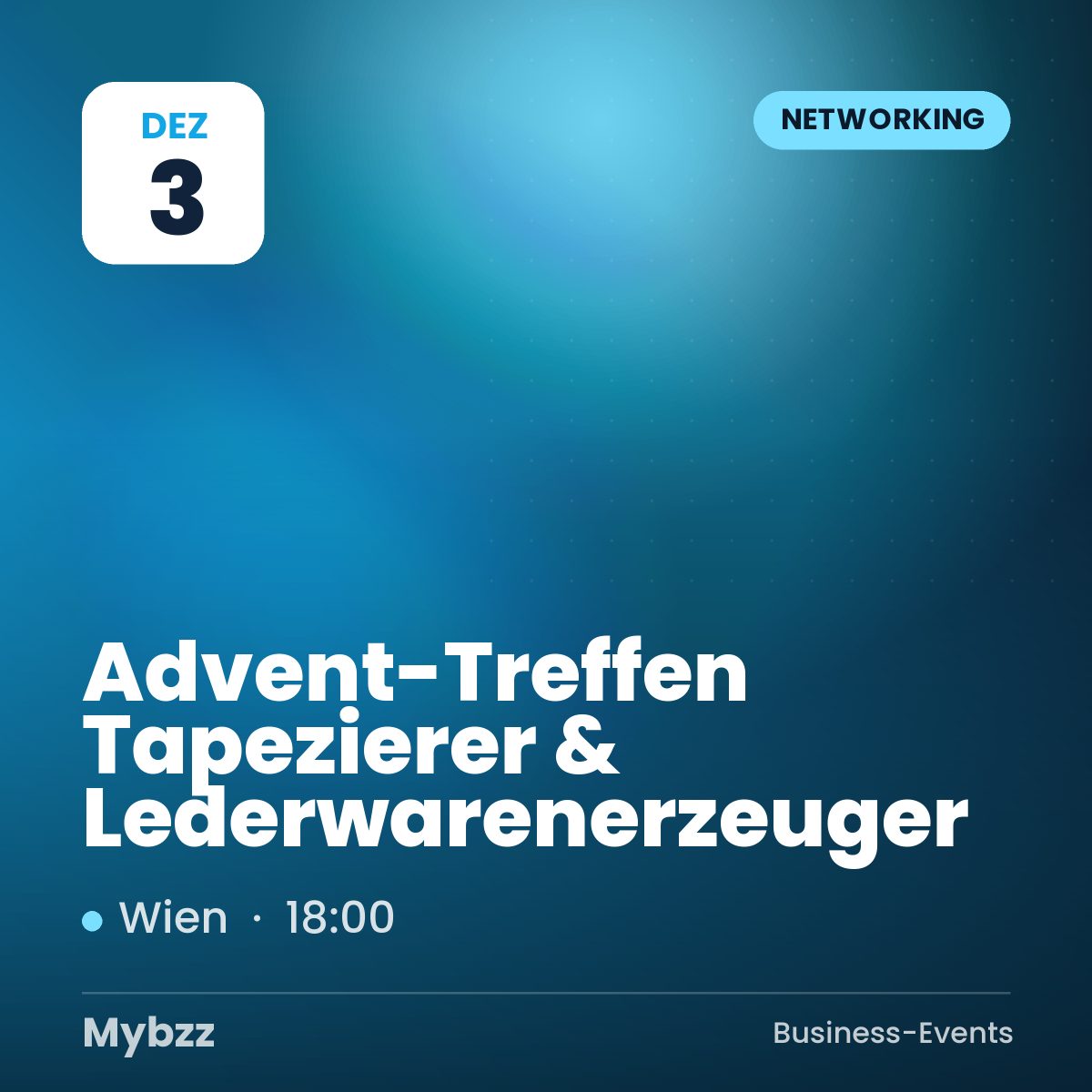 Event cover: Advent-Treffen Tapezierer & Lederwarenerzeuger