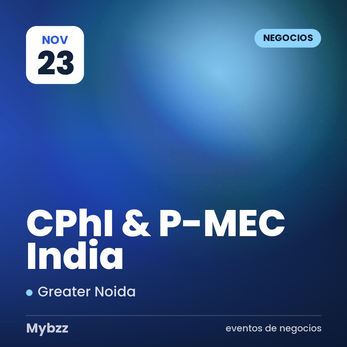 Portada del evento: CPhI & P-MEC India