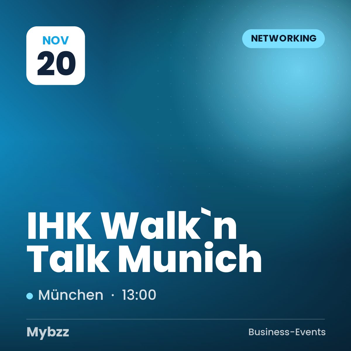Event cover: IHK Walk`n Talk Munich