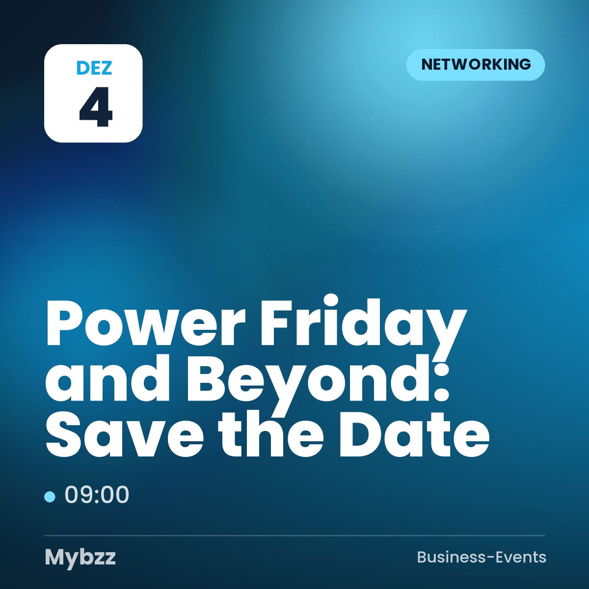 Event-Titelbild: Power Friday and Beyond: Save the Date