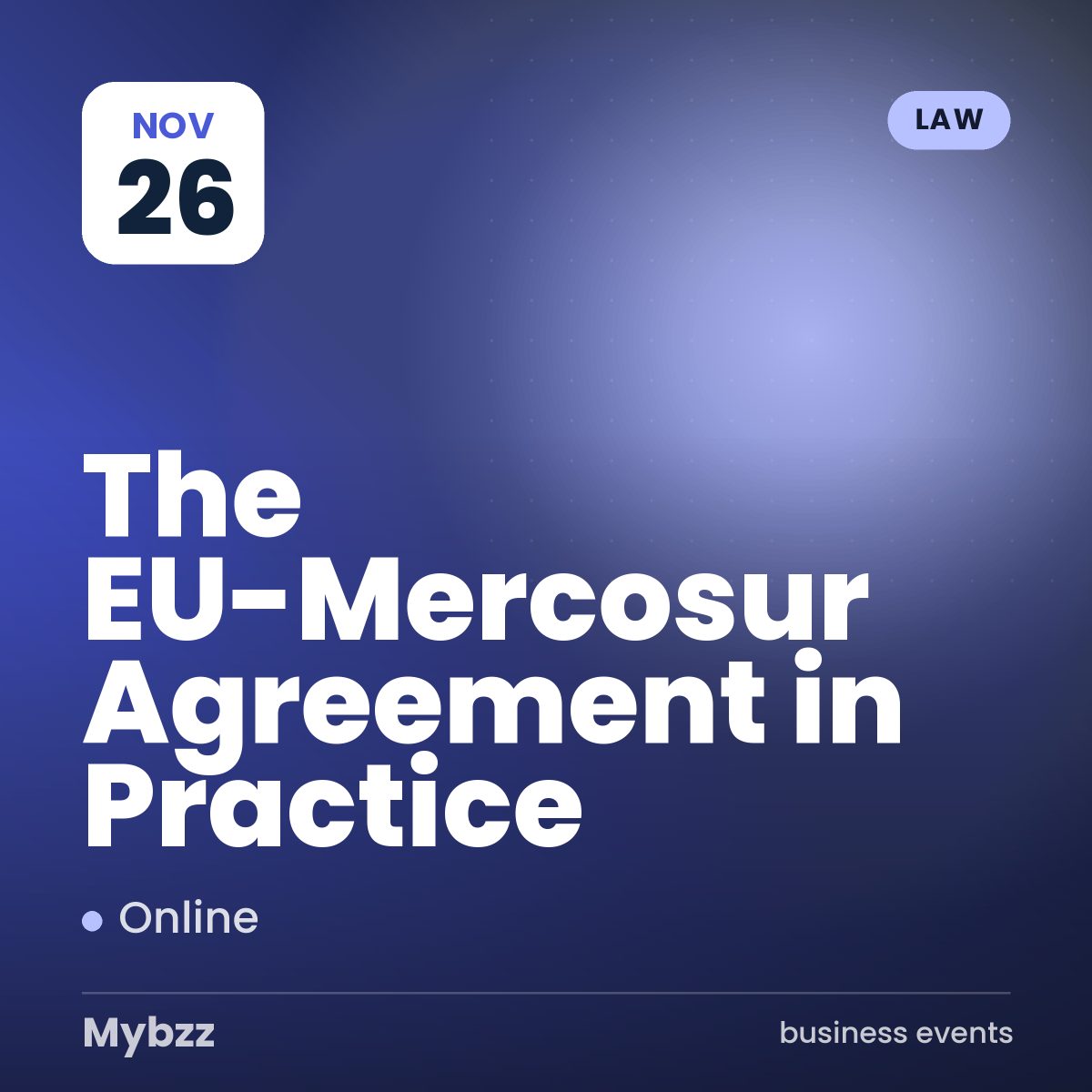 Event cover: The EU-Mercosur Agreement in Practice