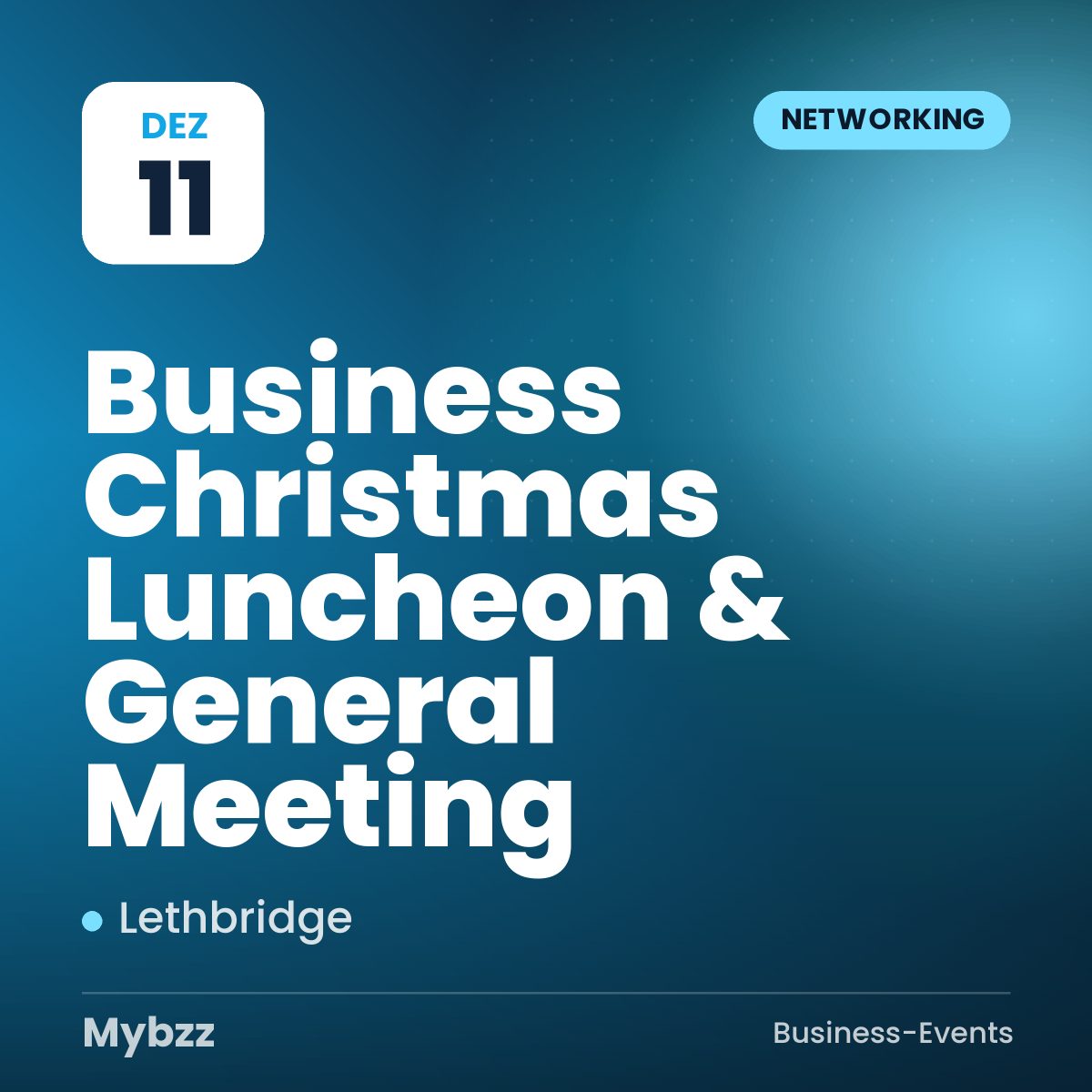 Event-Titelbild: Business Christmas Luncheon & General Meeting