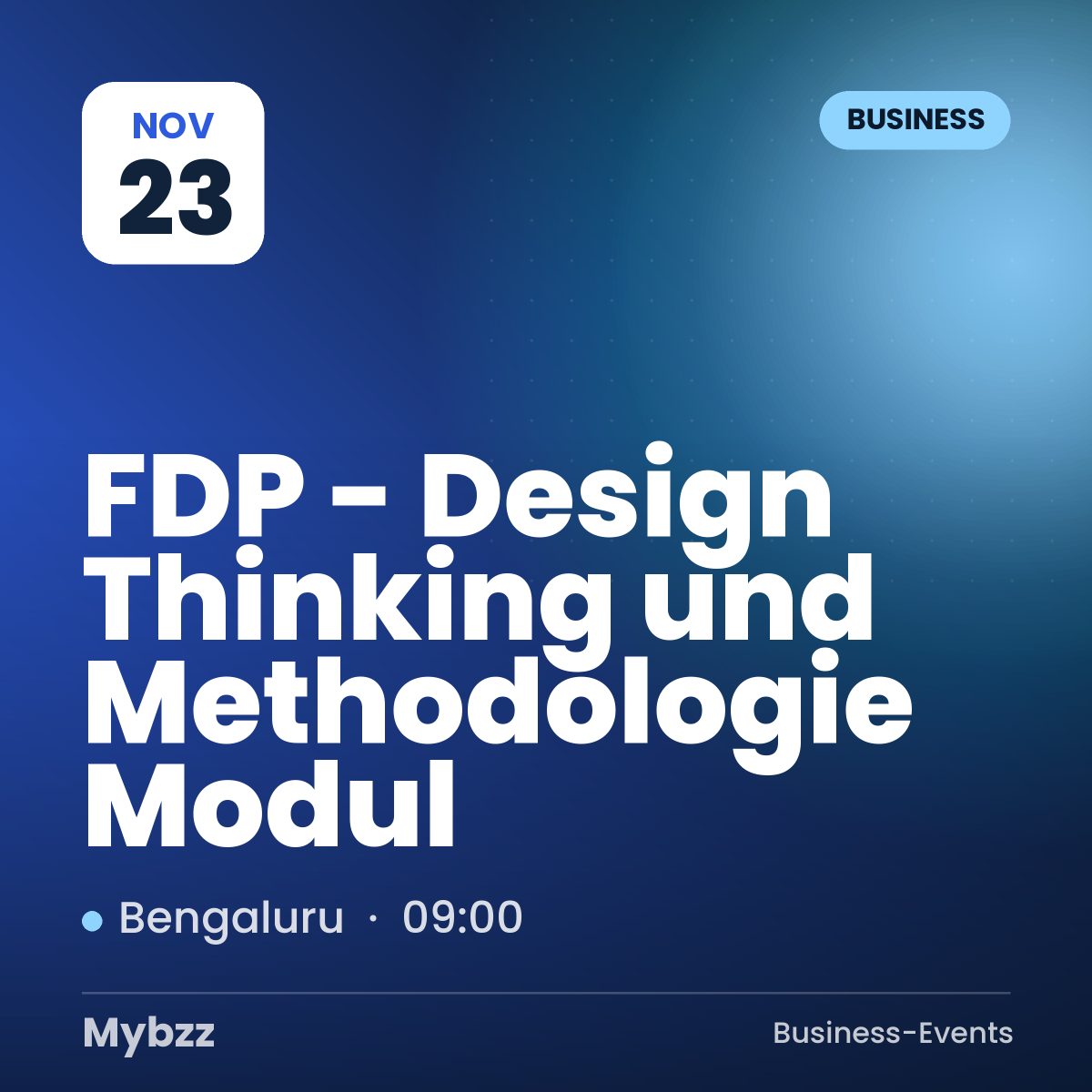 Event-Titelbild: FDP - Design Thinking und Methodologie Modul